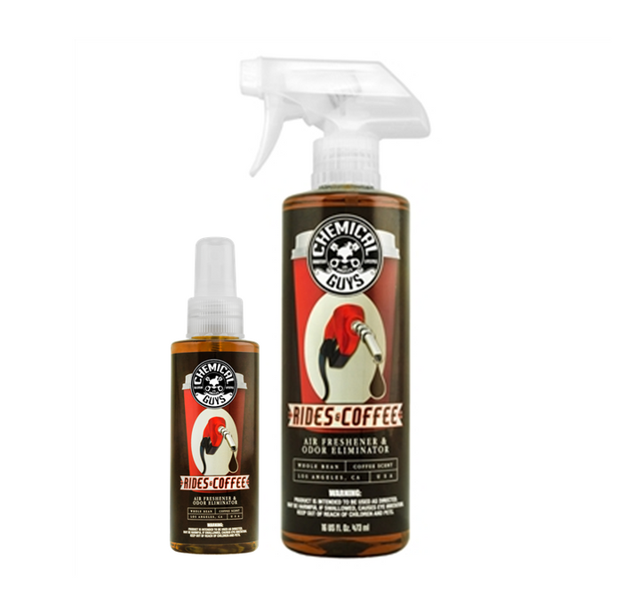 CHEMICAL GUYS RIDES AND COFFEE SCENT PREMIUM AIR FRESHENER AND ODOR ELIMINATOR