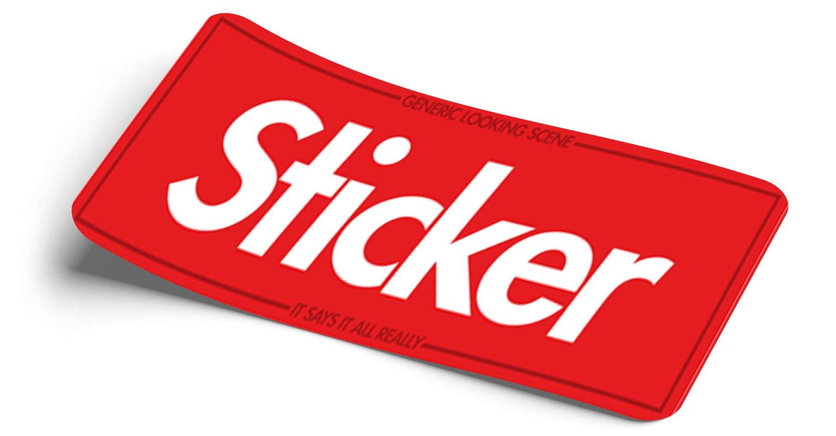 STRICTLY STATIC GENERIC SCENE STICKER SLAP - The Drivers HQ