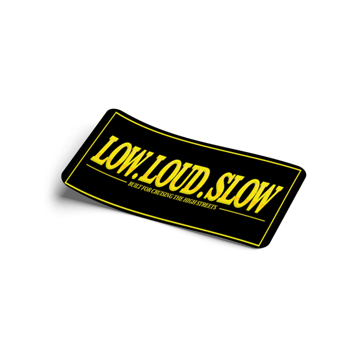 STRICTLY STATIC LOW.LOUD.SLOW SLAP STICKER - The Drivers HQ