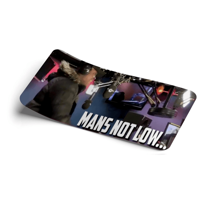 STRICTLY STATIC MANS NOT LOW DECAL SLAP - The Drivers HQ
