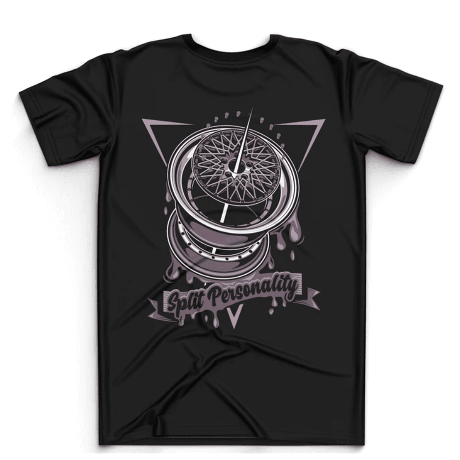 Strictly Static SSR Split Black T-Shirt - The Drivers HQ