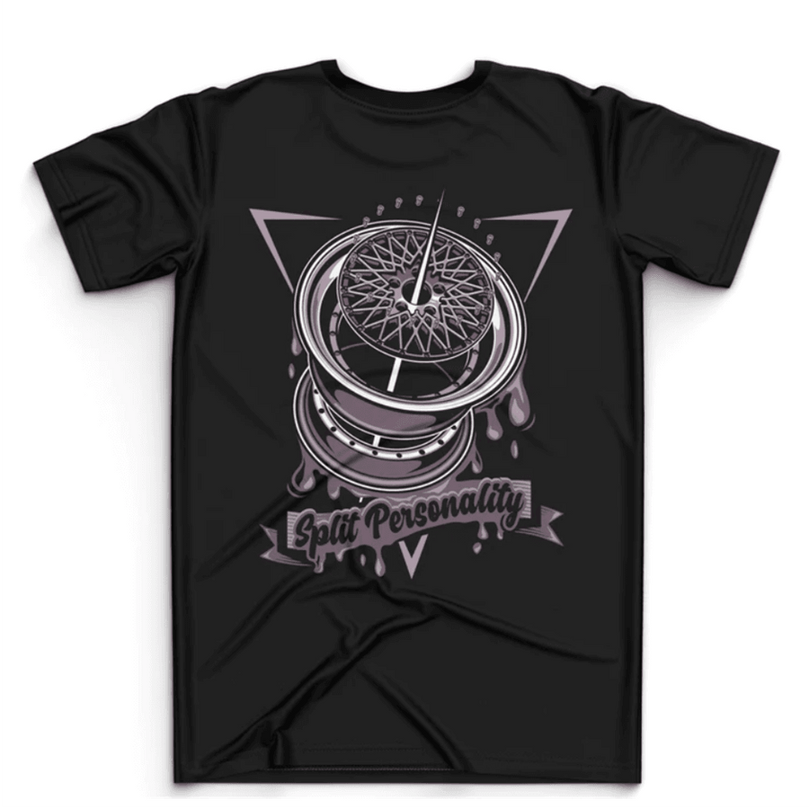 Strictly Static SSR Split Black T-Shirt - The Drivers HQ