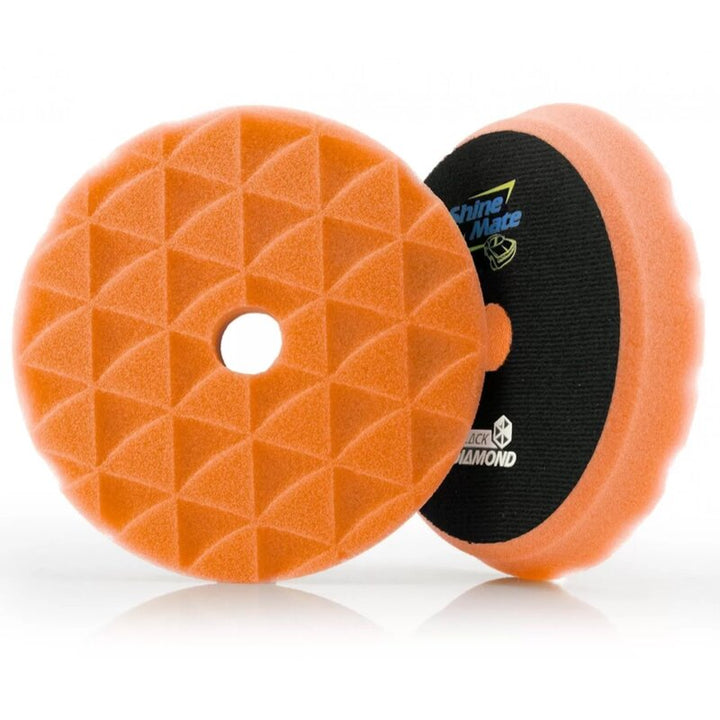 ShineMate Black Diamond Orange Light Cutting Pad