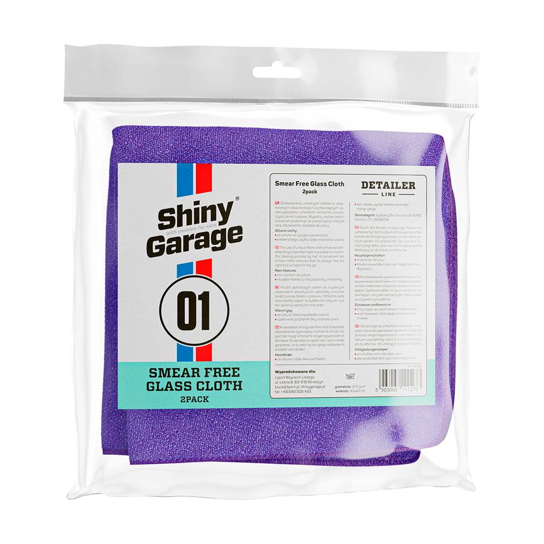 Shiny Garage Smear Free Glass Cloth - The Drivers HQ