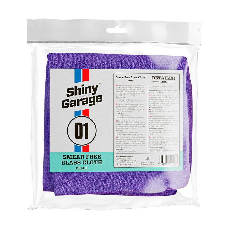 Shiny Garage Smear Free Glass Cloth - The Drivers HQ