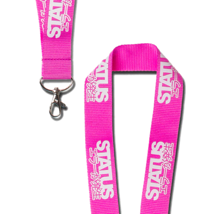 Status Error Baby Pink Lanyard