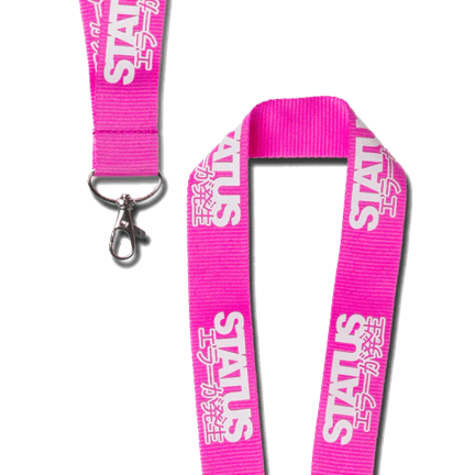 Status Error Baby Pink Lanyard - The Drivers HQ