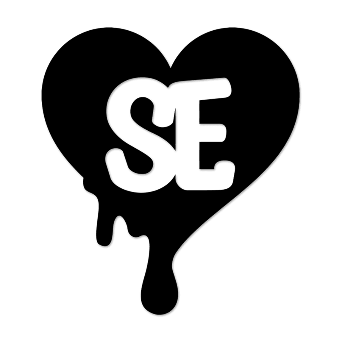 Status Error Heart Drip Logo Sticker - The Drivers HQ