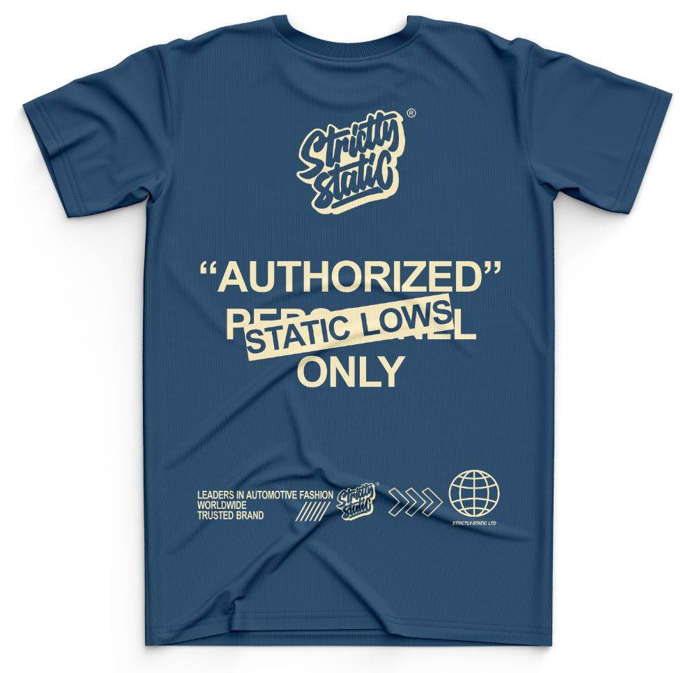 Stictly Static Authorized Static Lows Tee - The Drivers HQ