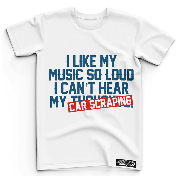Stictly Static Hear My Car Scraping Tee - The Drivers HQ