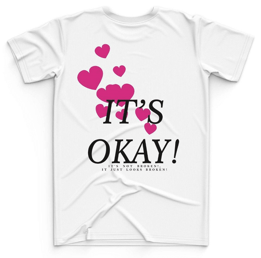 Stictly Static Its Okay Tee (White) - The Drivers HQ
