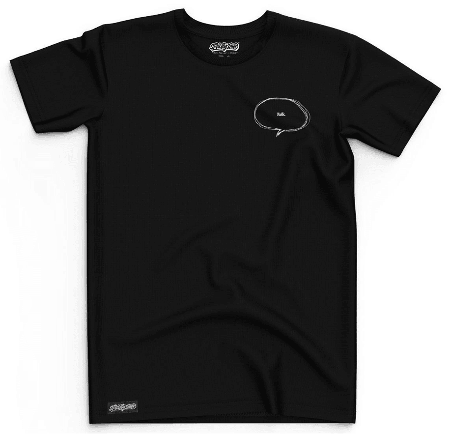 Stictly Static Lets Talk Tee (Black) - The Drivers HQ