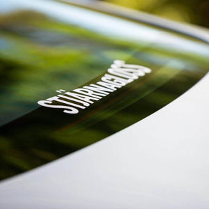 Stjarnagloss Vinyl Sticker - White Cut Vinyl For Windows Etc - The Drivers HQ