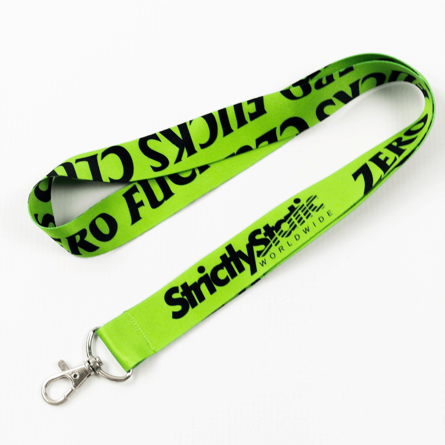 Strictly Static Zero Fucks Club Lanyard - The Drivers HQ