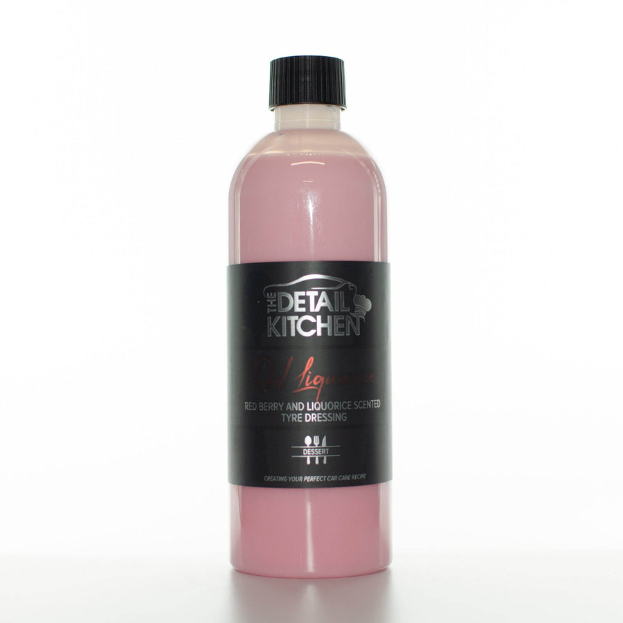THE DETAIL KITCHEN RED LIQUORICE TYRE DRESSING (New Nano Spray Formulation!) - The Drivers HQ