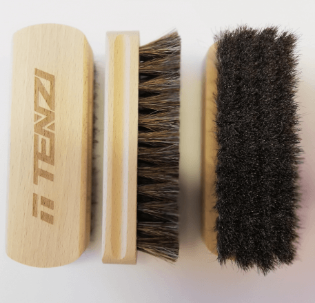 Tenzi Leather Brush (Horse Hair)