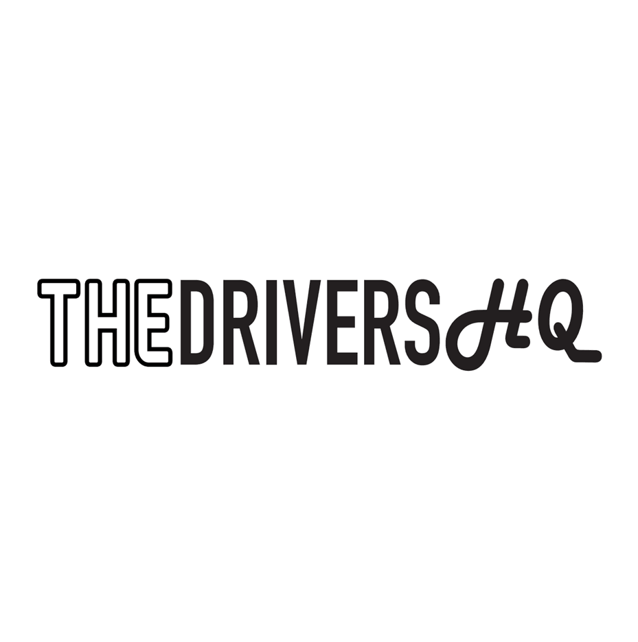 The Drivers HQ long Outlined Logo 245mm x 40mm - The Drivers HQ
