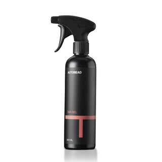 Autobead Tar Gel 500ml trigger spray bottle with a pink T label mark on a white background