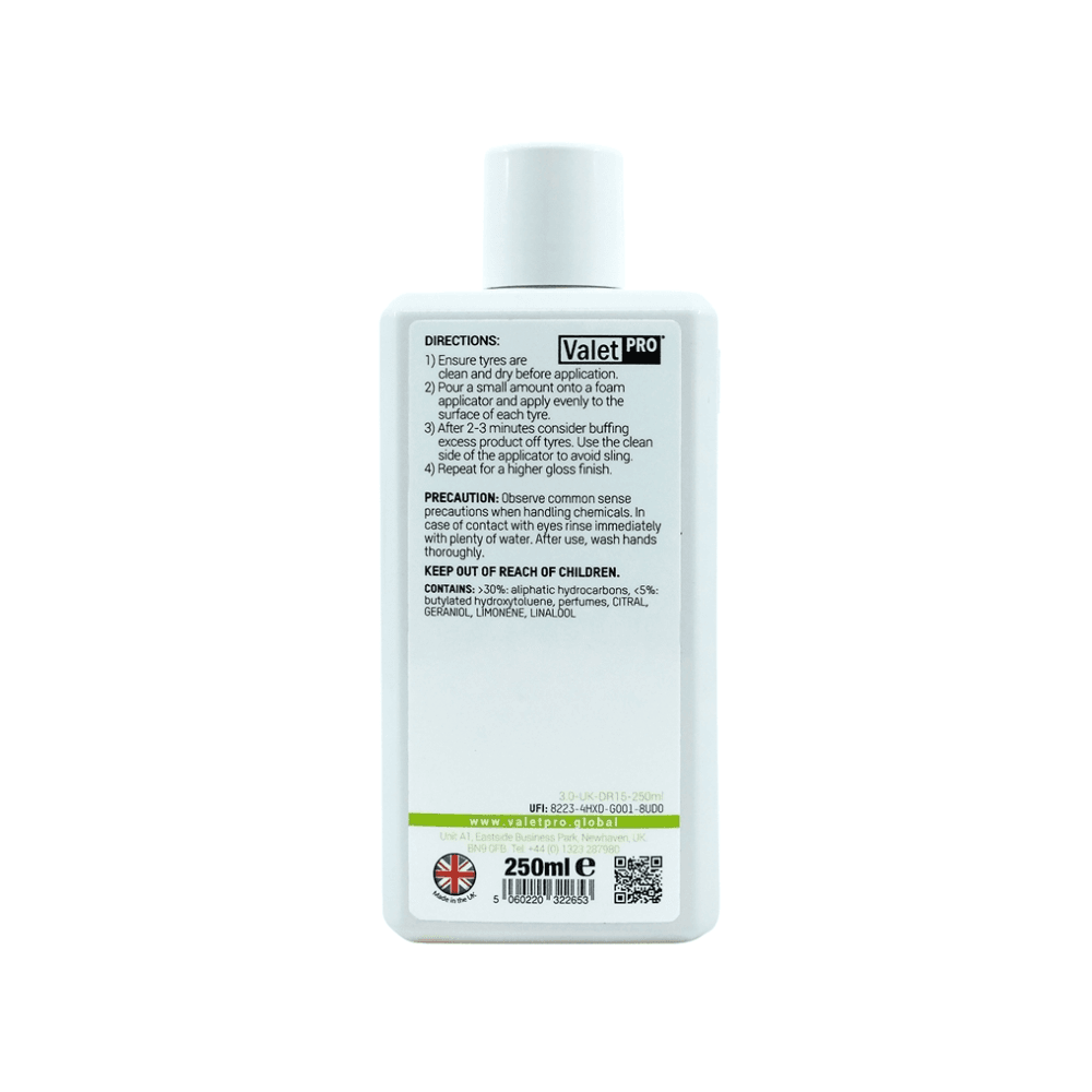 ValetPro Maximum Shine Tyre Gel - The Drivers HQ