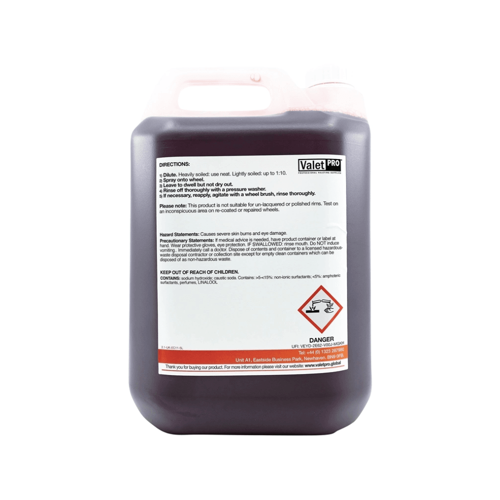 ValetPro Bilberry Wheel Cleaner (500ml, 1L & 5L) - The Drivers HQ