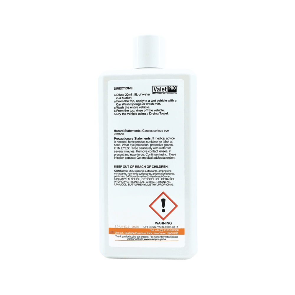 ValetPro Advanced Poseidon Car Wash (500ml, 1L & 5L) - The Drivers HQ
