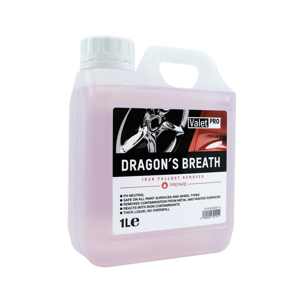 ValetPro Dragons Breath - Iron Fallout Remover (500ml, 1L & 5L)