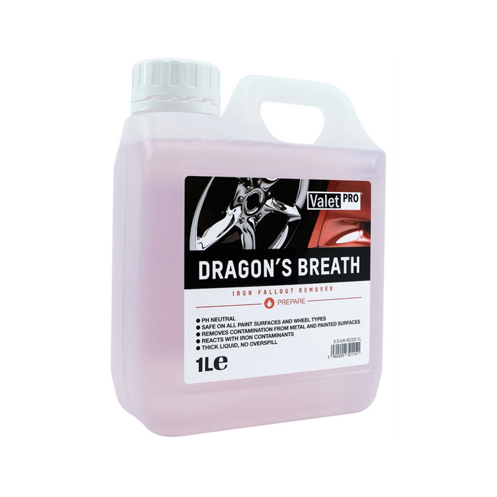 ValetPro Dragons Breath - Iron Fallout Remover (500ml, 1L & 5L)