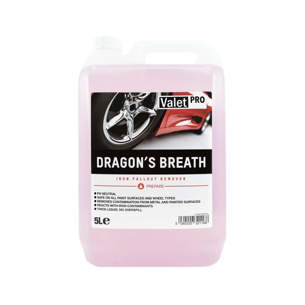 ValetPro Dragons Breath - Iron Fallout Remover (500ml, 1L & 5L)