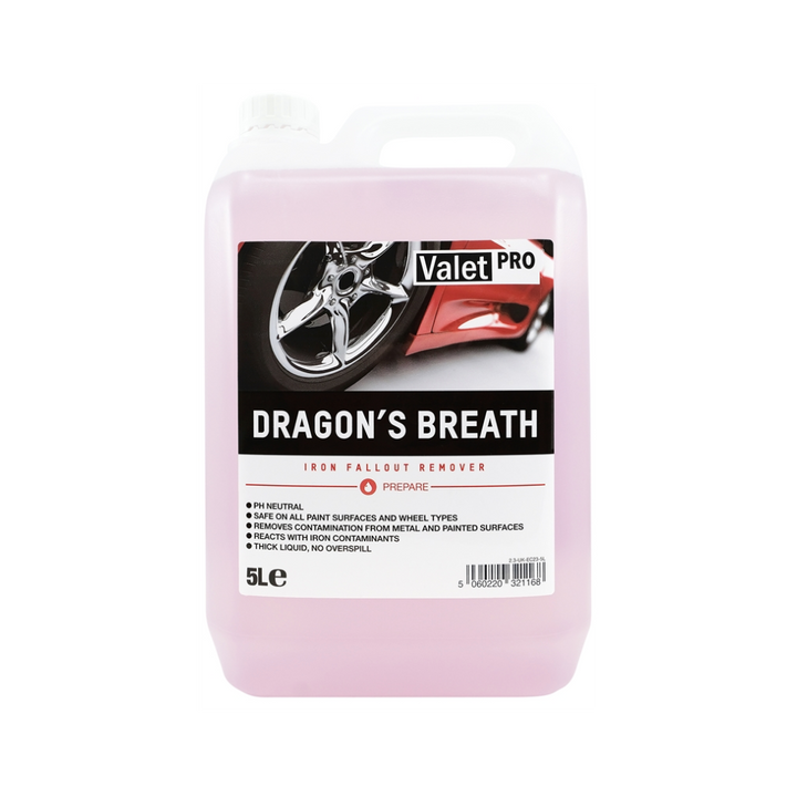 ValetPro Dragons Breath - Iron Fallout Remover (500ml, 1L & 5L)