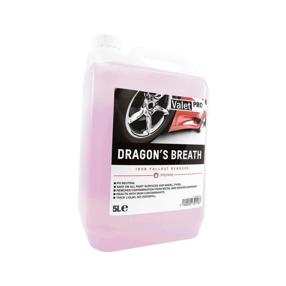 ValetPro Dragons Breath - Iron Fallout Remover (500ml, 1L & 5L) - The Drivers HQ