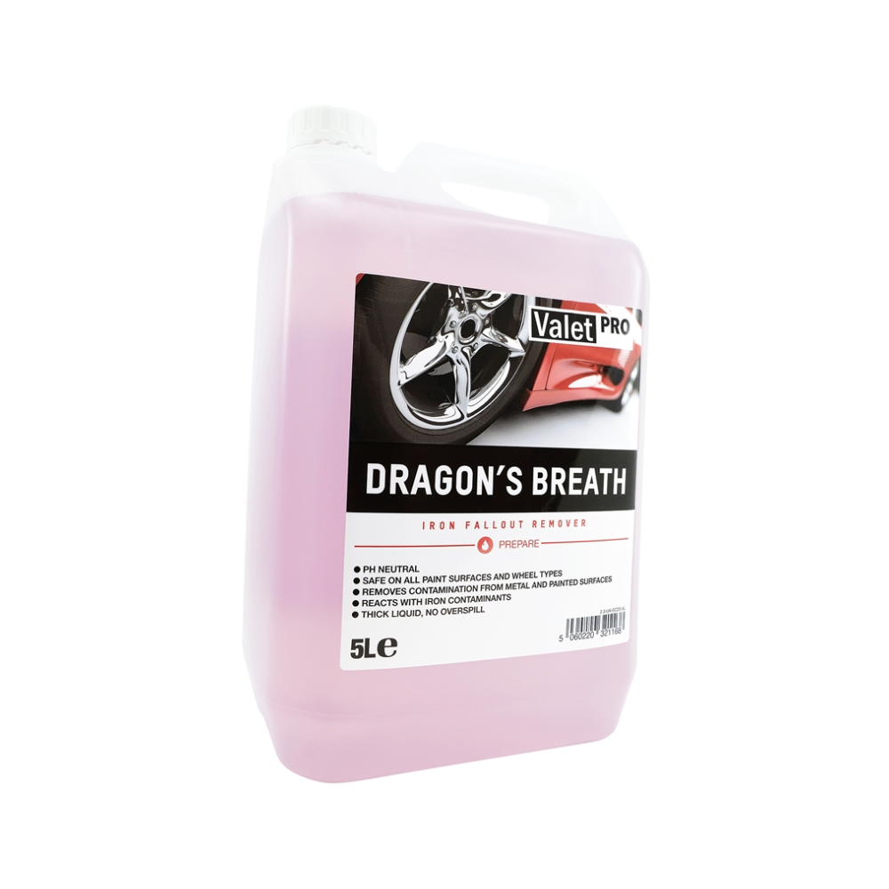 ValetPro Dragons Breath - Iron Fallout Remover (500ml, 1L & 5L)