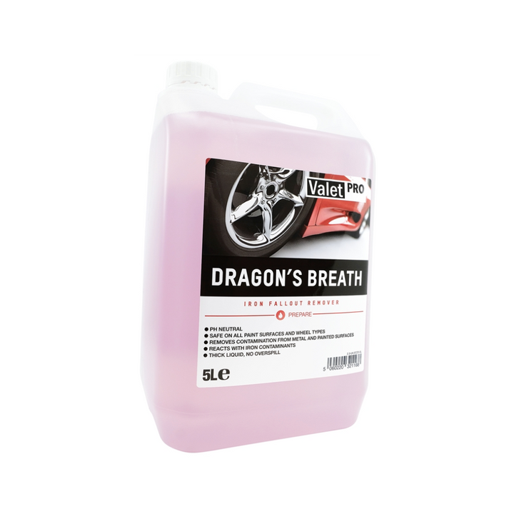 ValetPro Dragons Breath - Iron Fallout Remover (500ml, 1L & 5L)