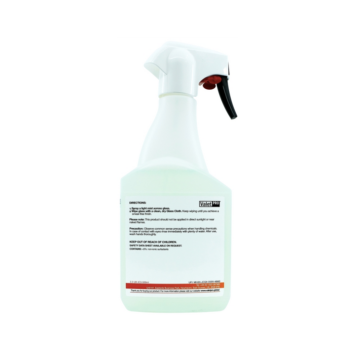 ValetPro Glass Cleaner (500ml, 1L & 5L)