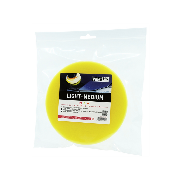 ValetPro Light-Medium 5.5" Polishing Pad (Yellow) 135/150mm