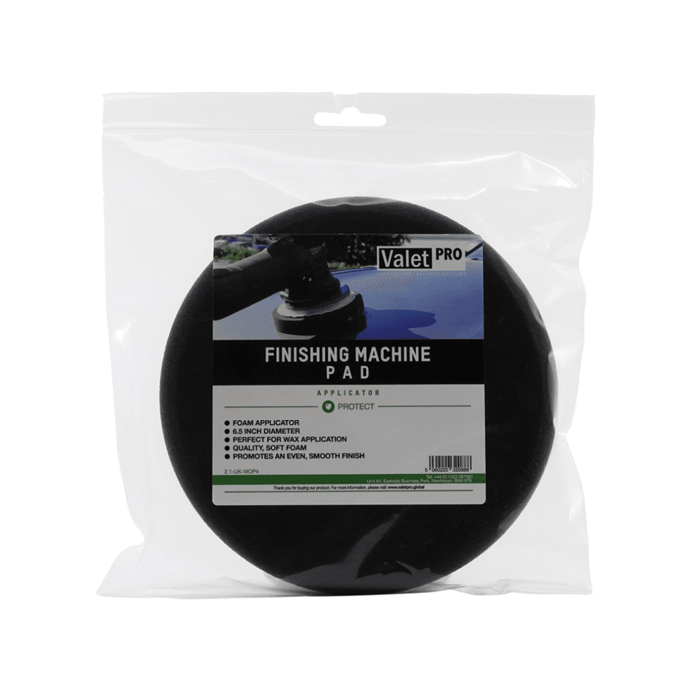 VALETPRO 6.5″ FINE FINISH FINISHING PAD (BLACK) - The Drivers HQ