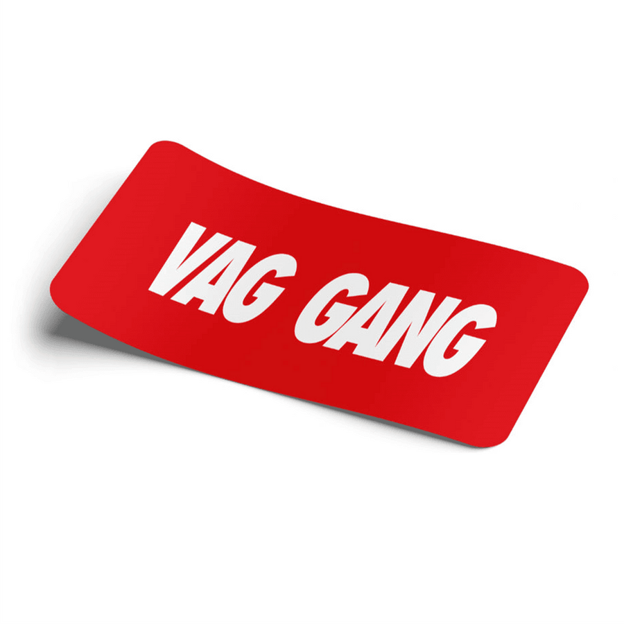 Strictly Static Vag Gang Slap Sticker Decal - The Drivers HQ
