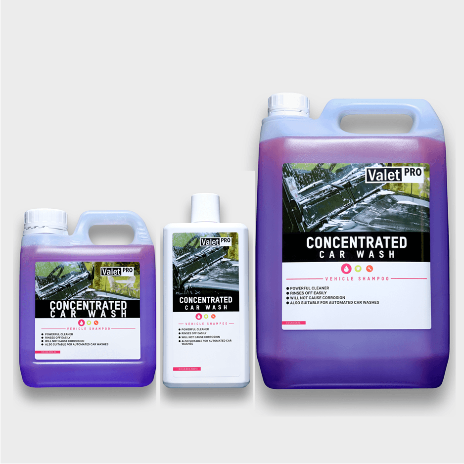 ValetPro Concentrated Car Wash (500ml, 1L & 5L) - The Drivers HQ