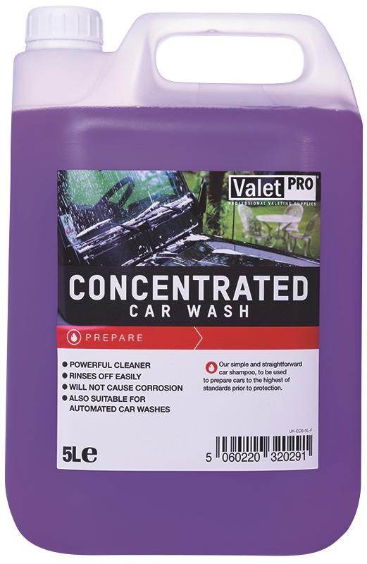 ValetPro Concentrated Car Wash (500ml, 1L & 5L) - The Drivers HQ