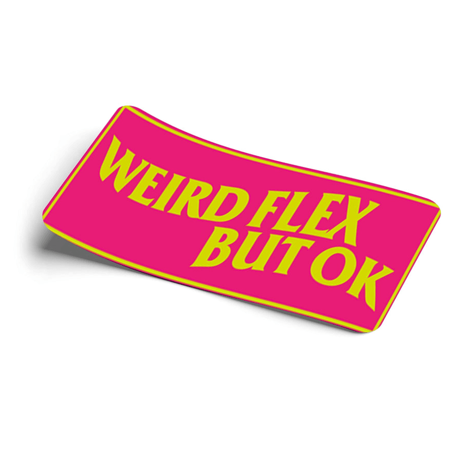 Strictly Static Wierd Flex Decal Slap - The Drivers HQ