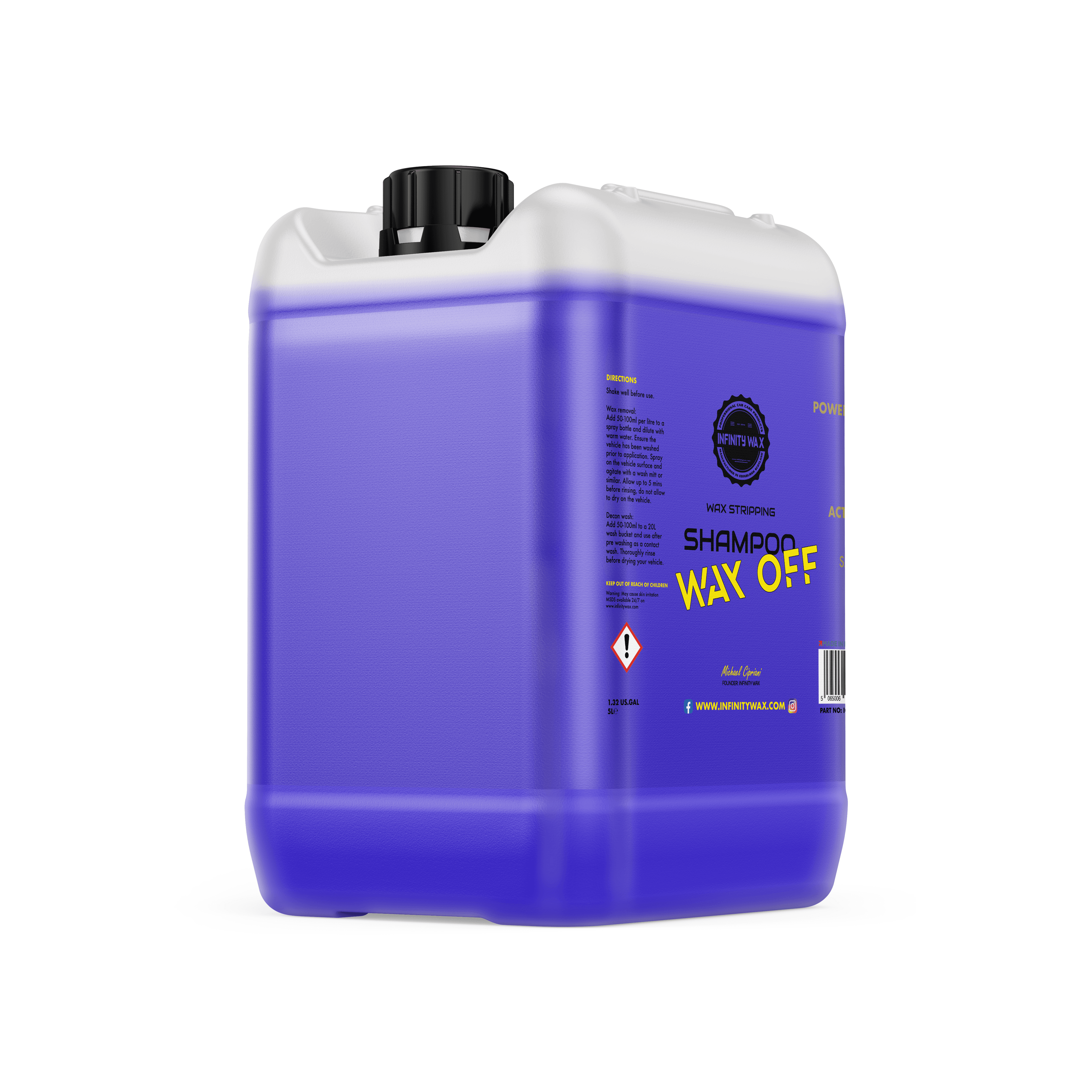 Infinity Wax Wax Off Shampoo - The Drivers HQ