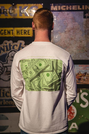 BROKE BOYS CASH MONEY LONG SLEEVED TEE - The Drivers HQ