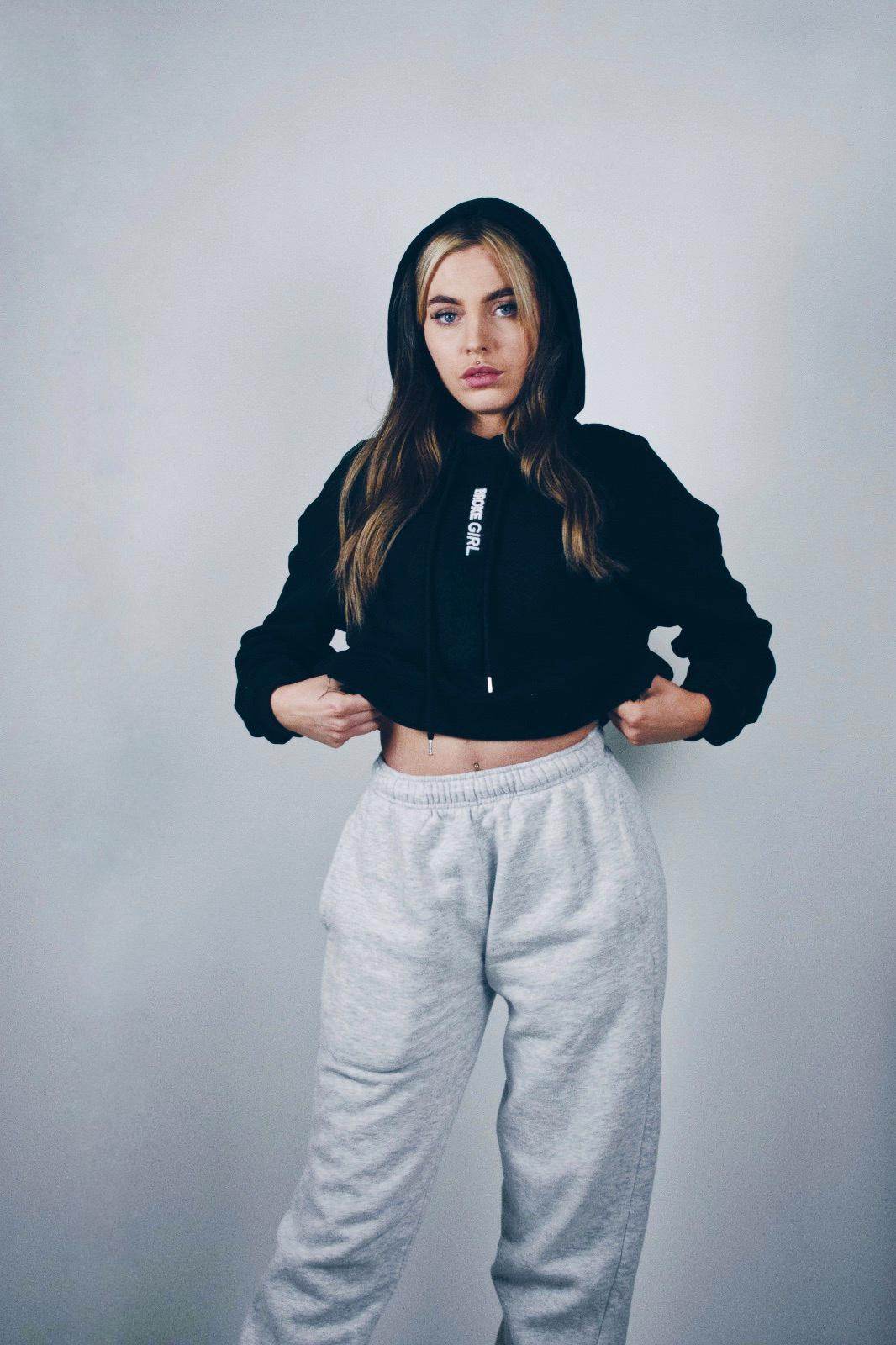 BROKE BOYS / BROKE GIRL CROP HOODIE - The Drivers HQ