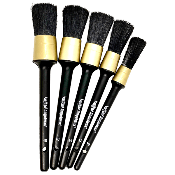 AngelWax Brush-Up Bristle Brush (Set of 5) - The Drivers HQ