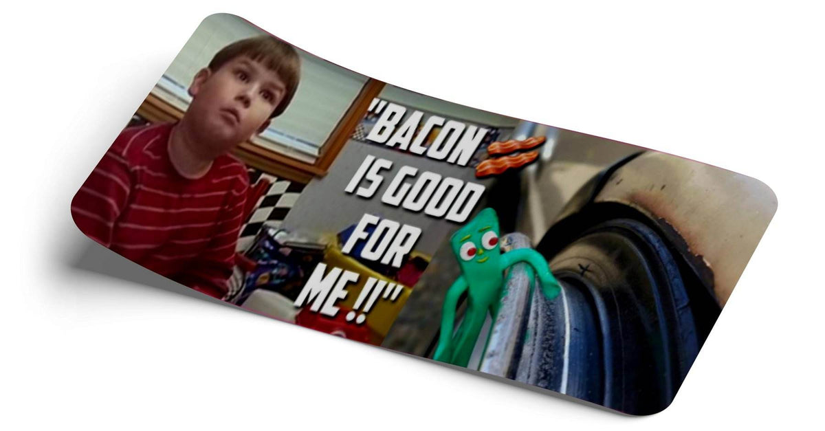STRICTLY STATIC BACON KID SLAP STICKER DECAL - The Drivers HQ