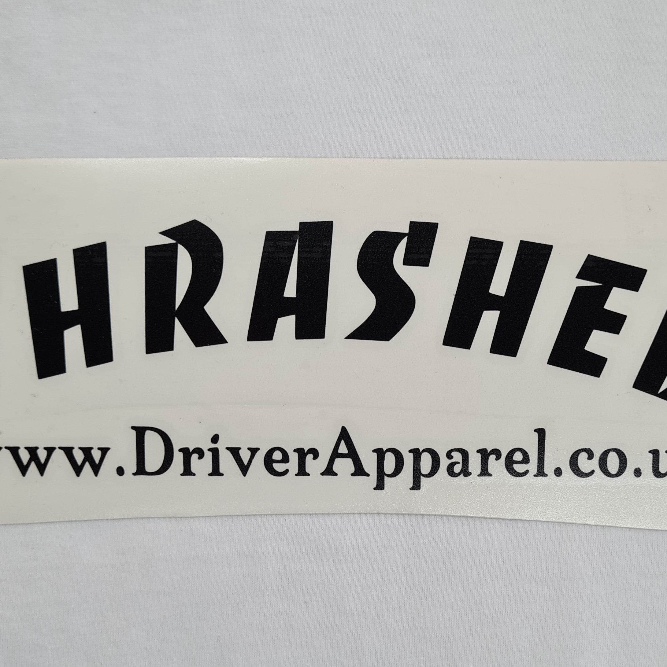 DRIVER APPAREL THRASHED DECAL 23cm - The Drivers HQ