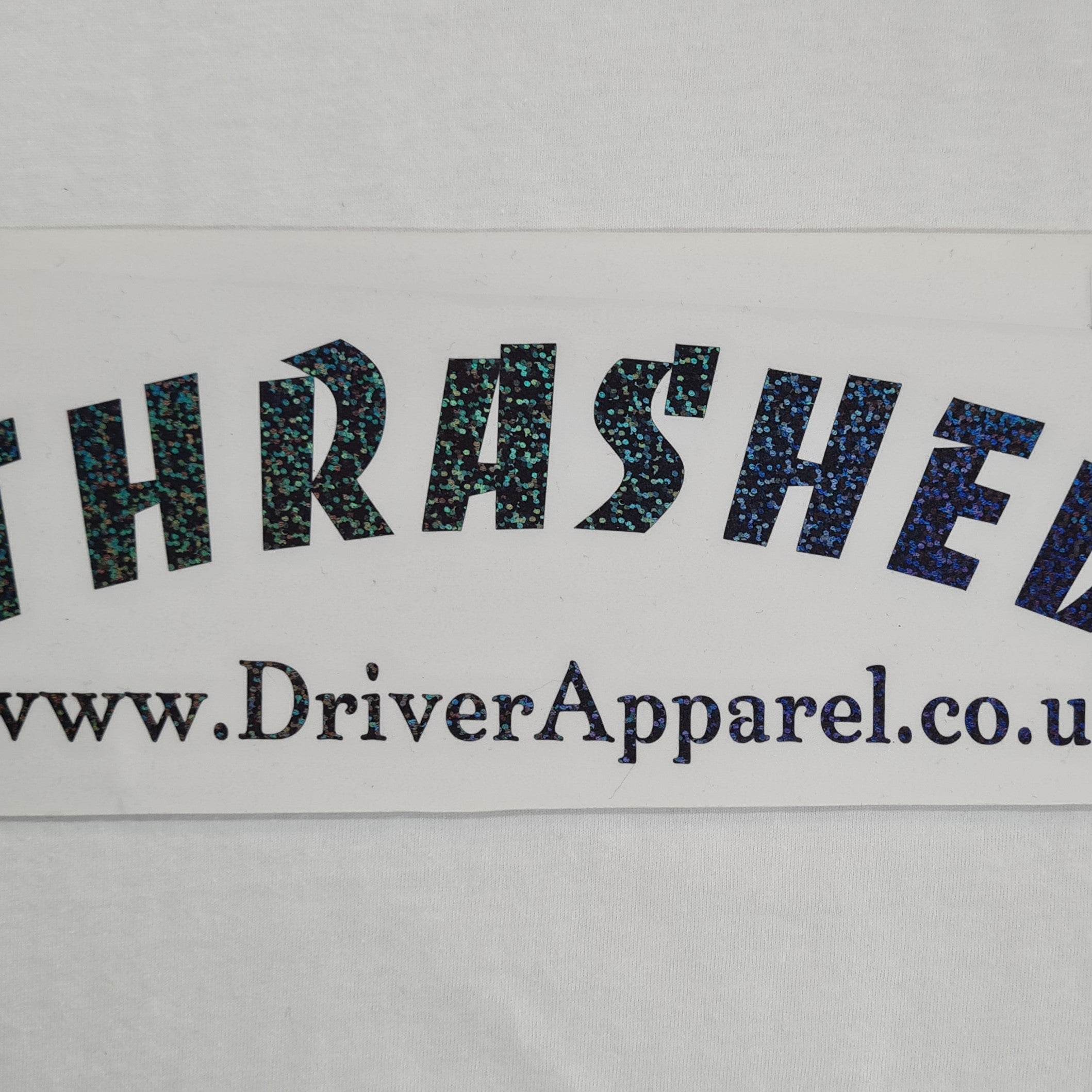 DRIVER APPAREL THRASHED DECAL 23cm - The Drivers HQ