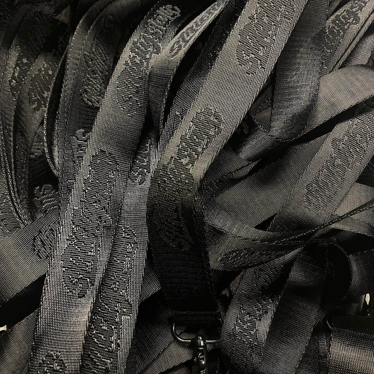 STRICTLY STATIC WOVEN LANYARD BLACK - The Drivers HQ