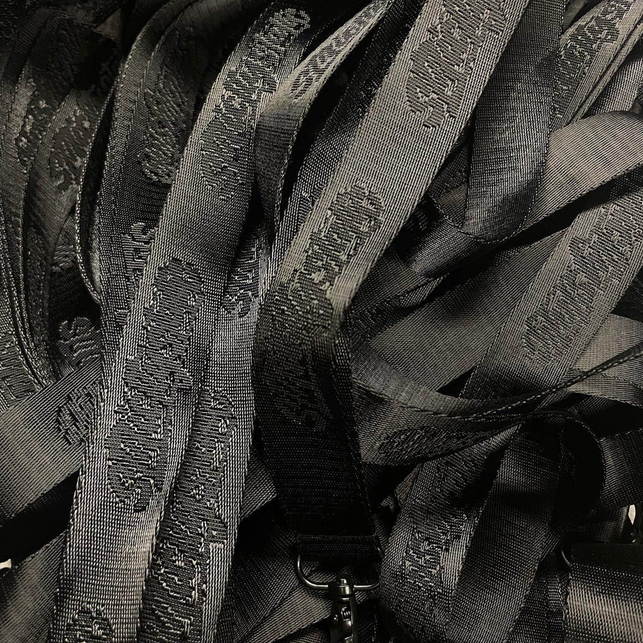 STRICTLY STATIC WOVEN LANYARD BLACK - The Drivers HQ