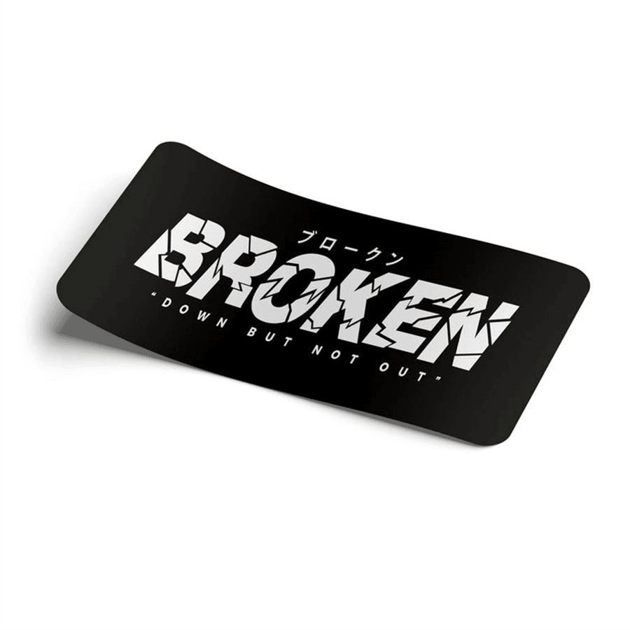 Strictly Static Broken But Not Out Slap Sticker - The Drivers HQ