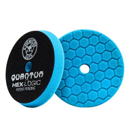 CHEMICAL GUYS HEX-LOGIC QUANTUM BUFFING PAD - BLUE -5.5″ - The Drivers HQ